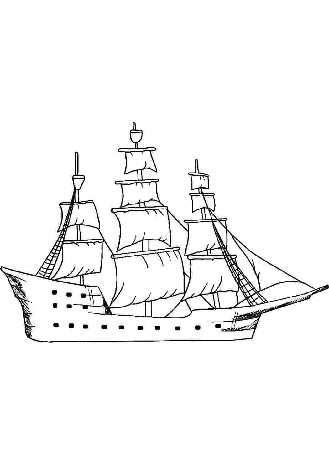 корабли корабль, море