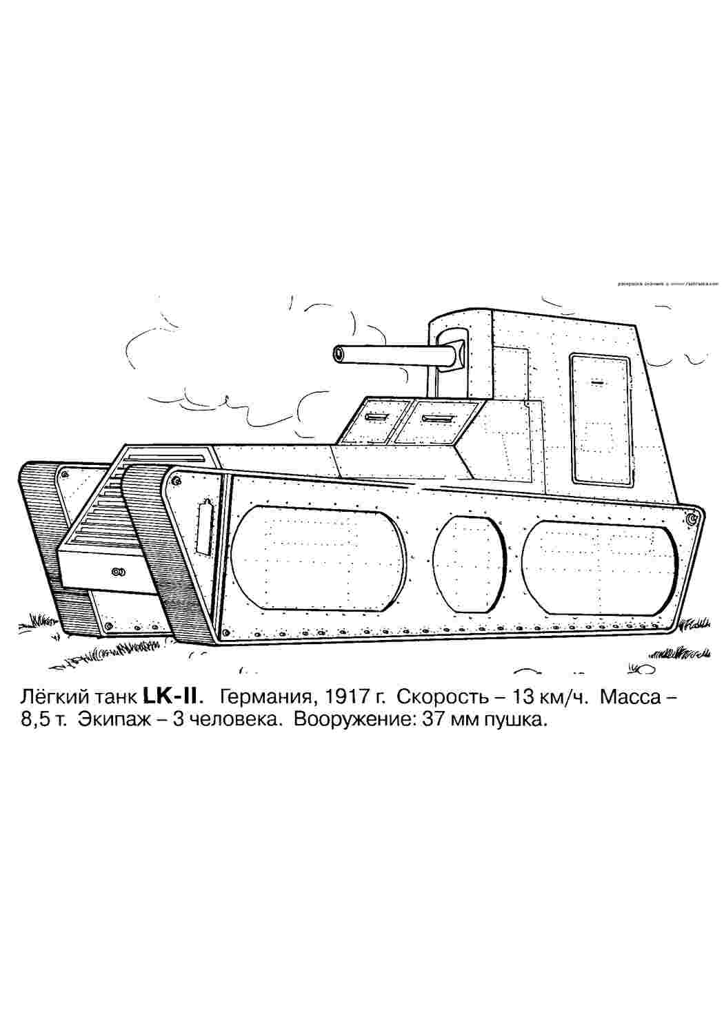 Раскраски раскраска германский танк Раскраски Танки 