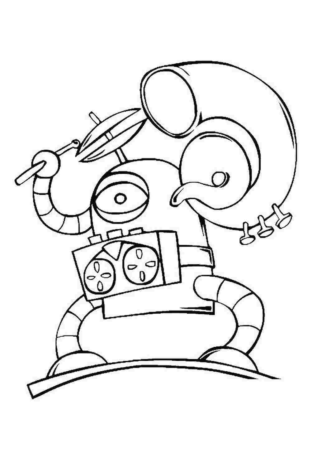 Раскраска Киборг