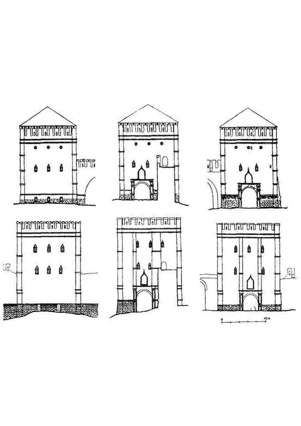 Раскраска Крепость