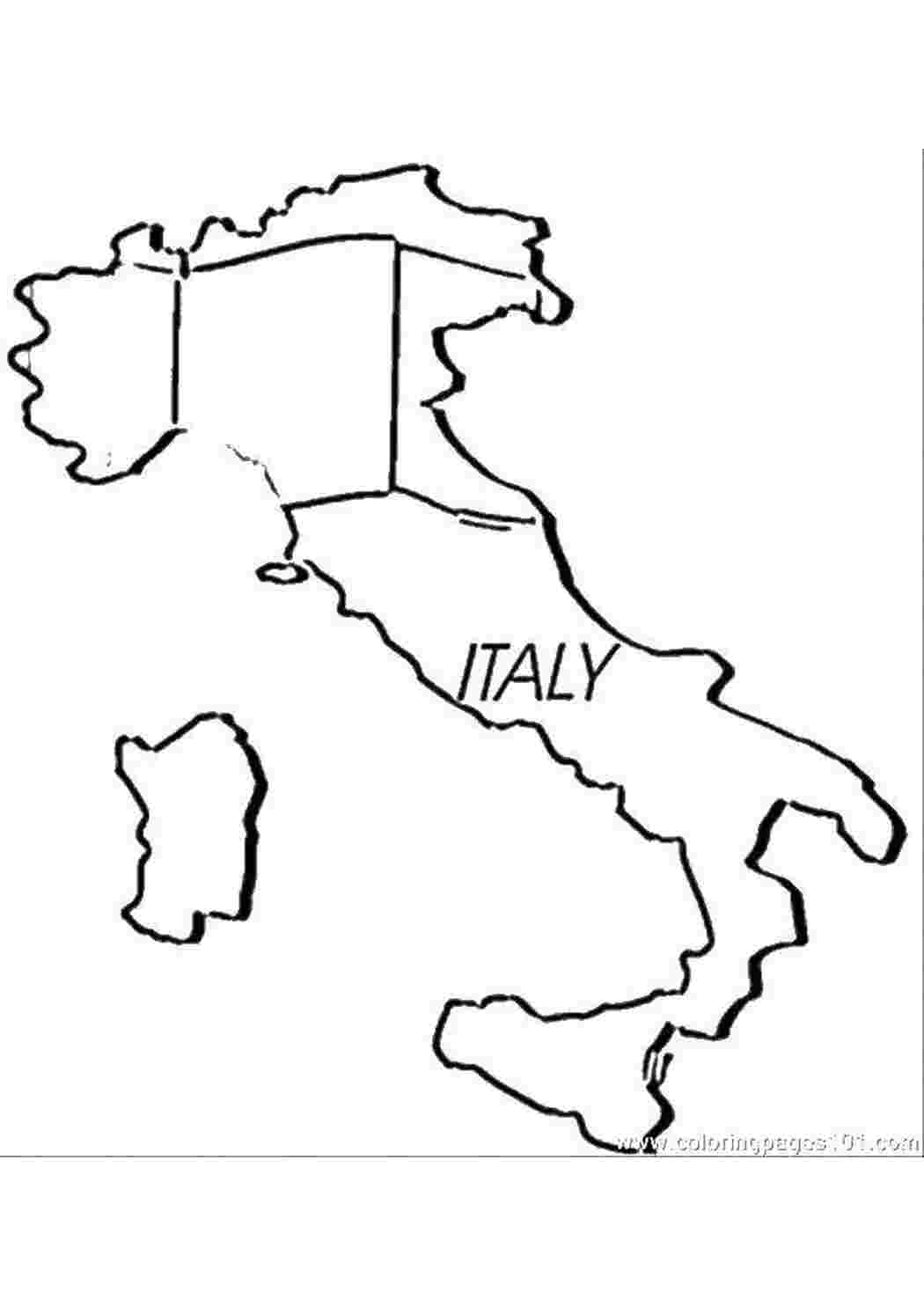 Раскраска Италия