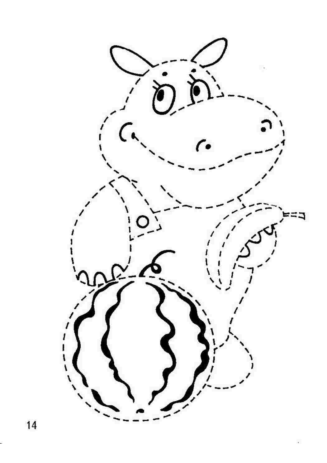 Раскраска Штриховки