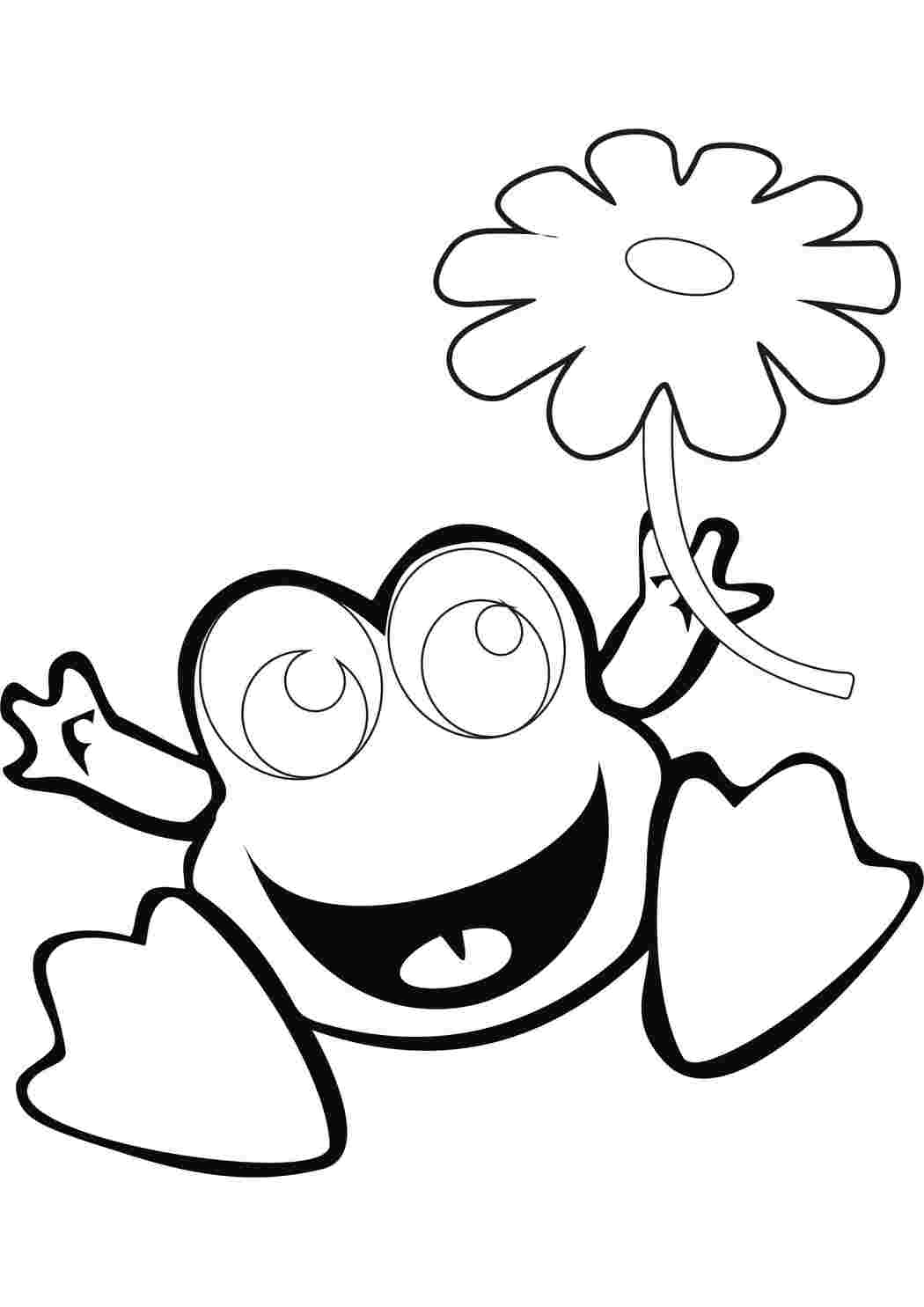 Раскраска лягушка