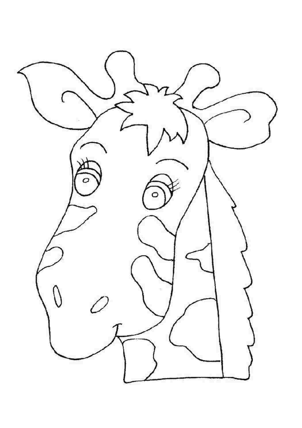 Раскраска Жираф