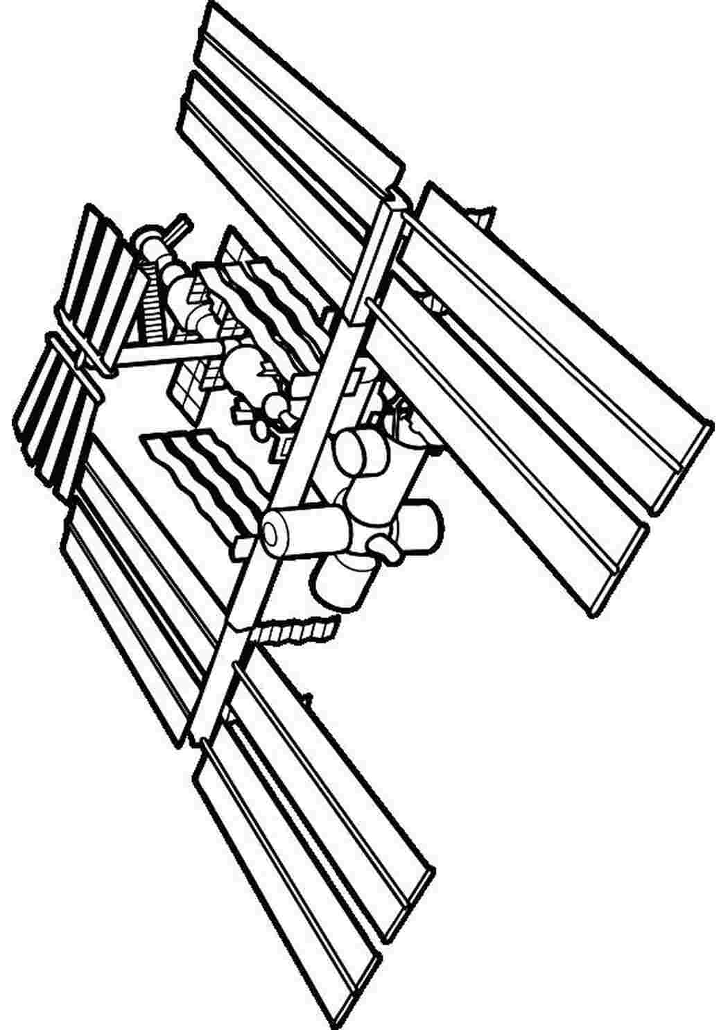 Раскраска Спутник