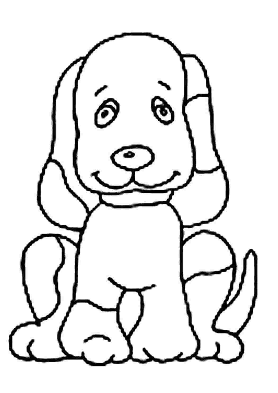 Раскраска Собачонка 