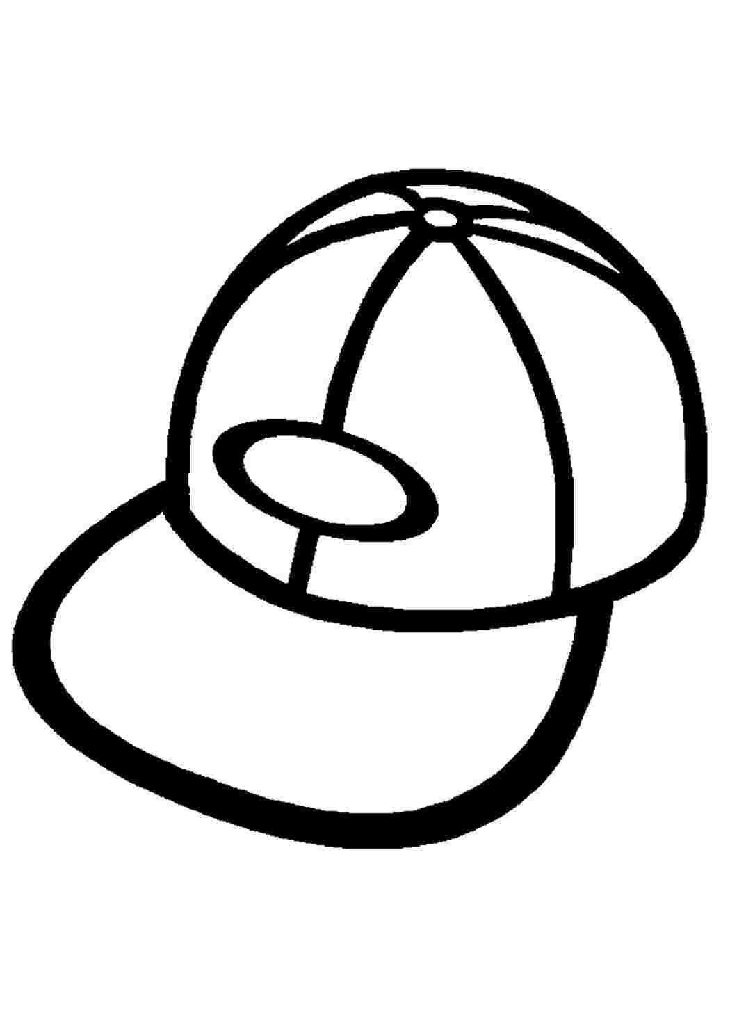 Раскраска Бейсболка