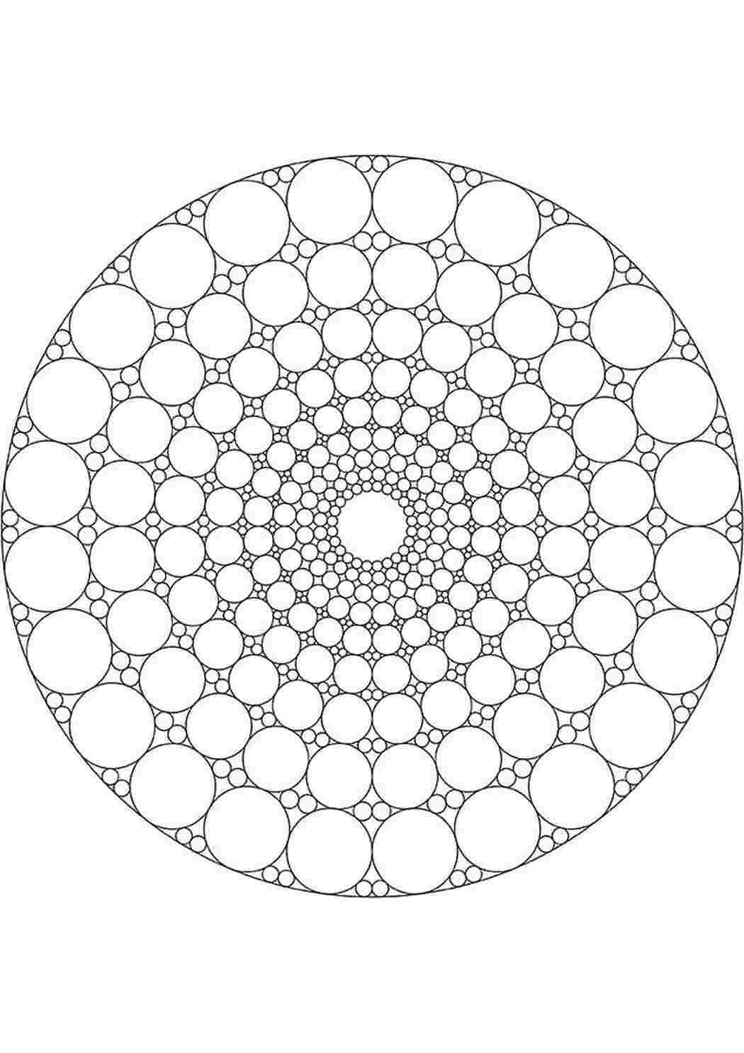 Раскраска Мандала 