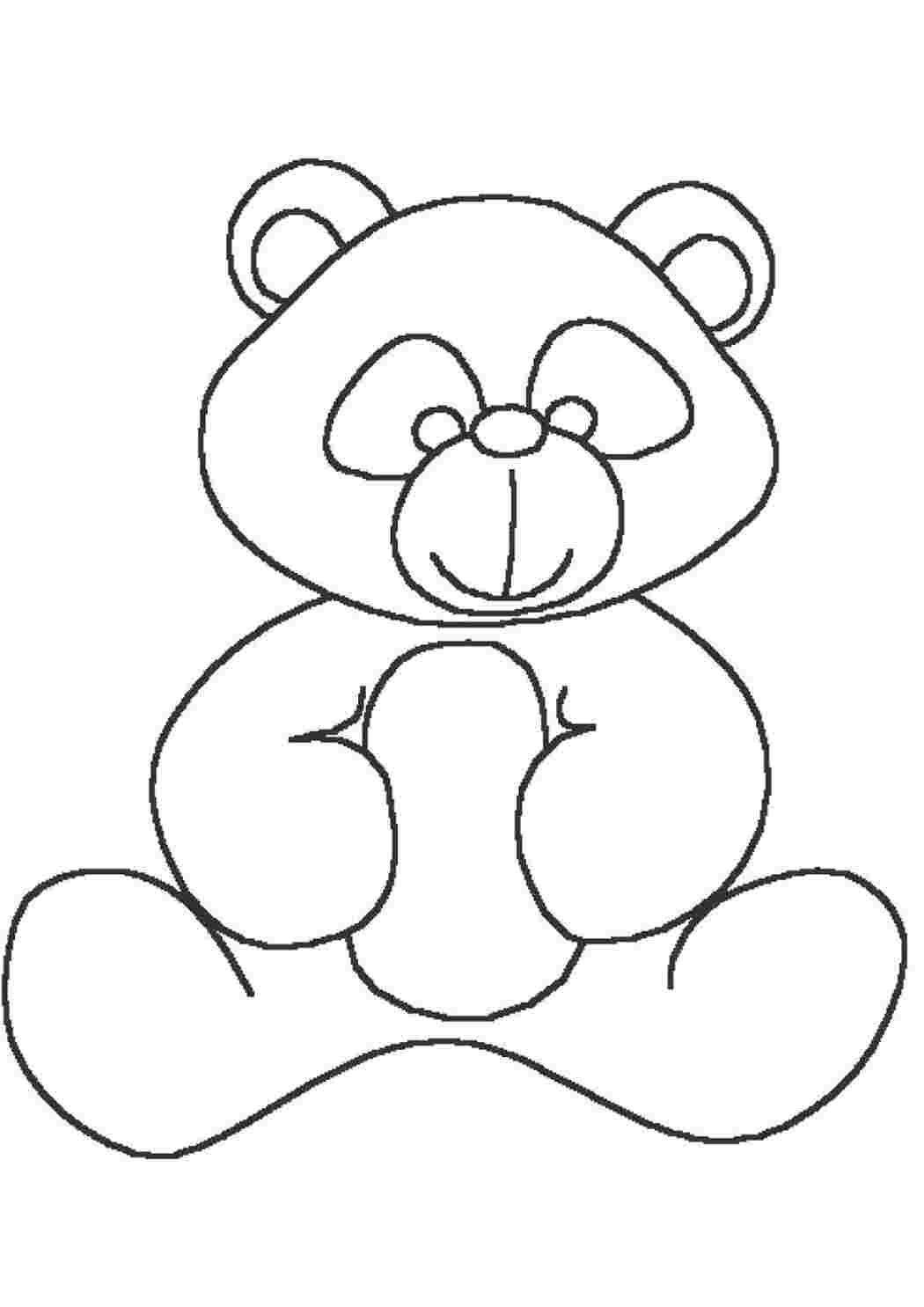 Раскраска Медвежонок