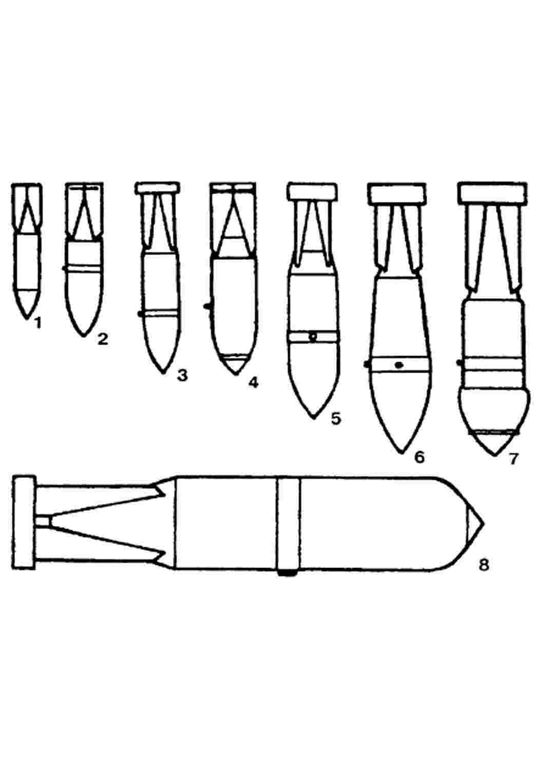 Авиационная бомба рисунок