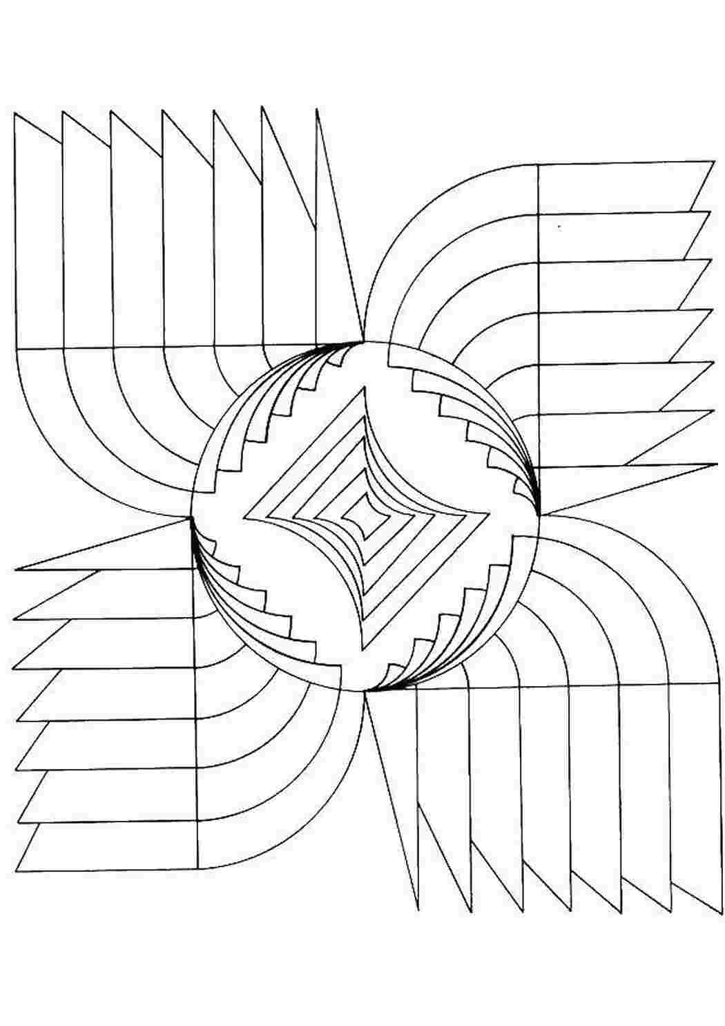 Раскраска Калейдоскоп
