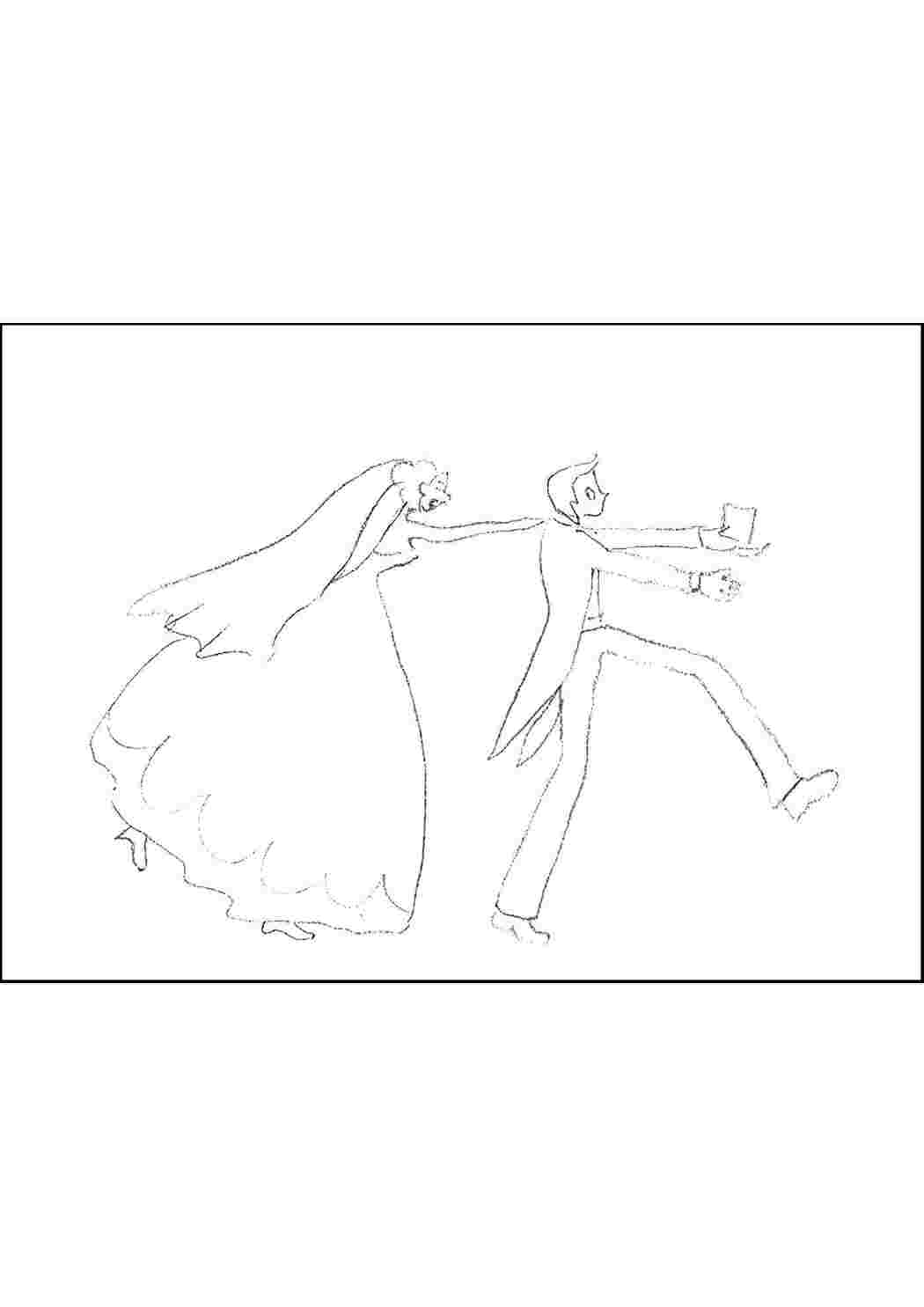 Раскраска Свадьба