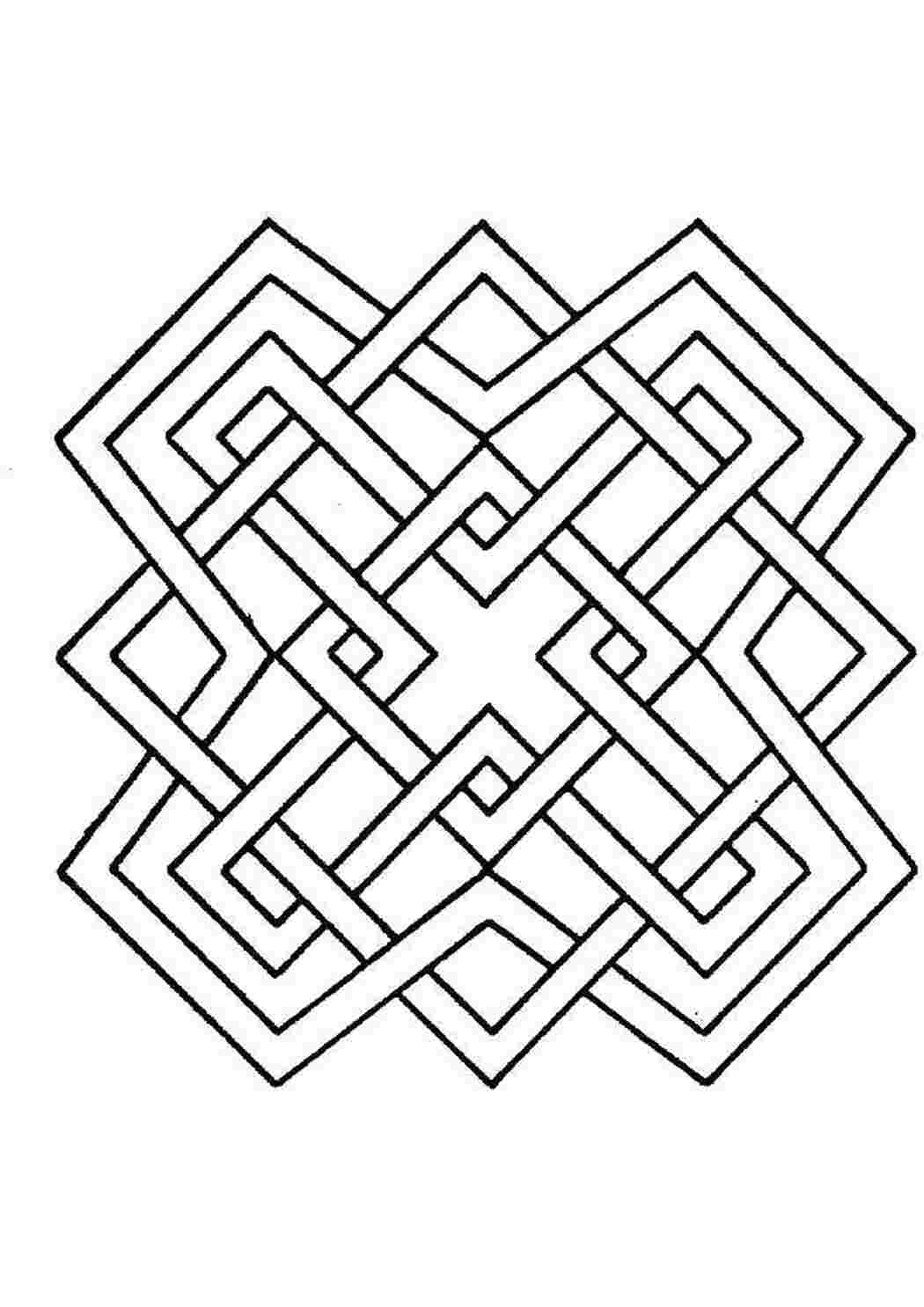 Раскраска Калейдоскоп