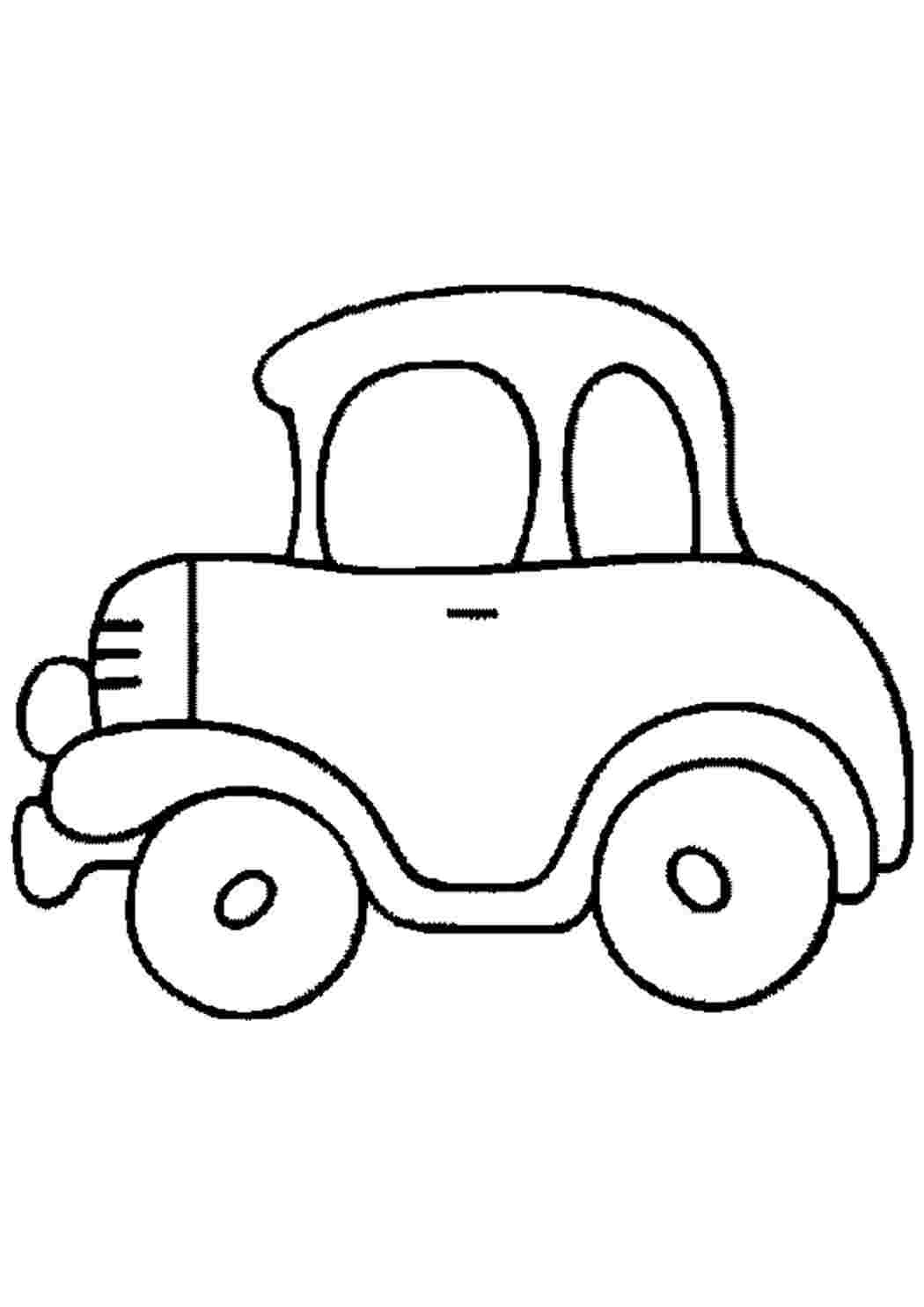 Раскраска Машинка