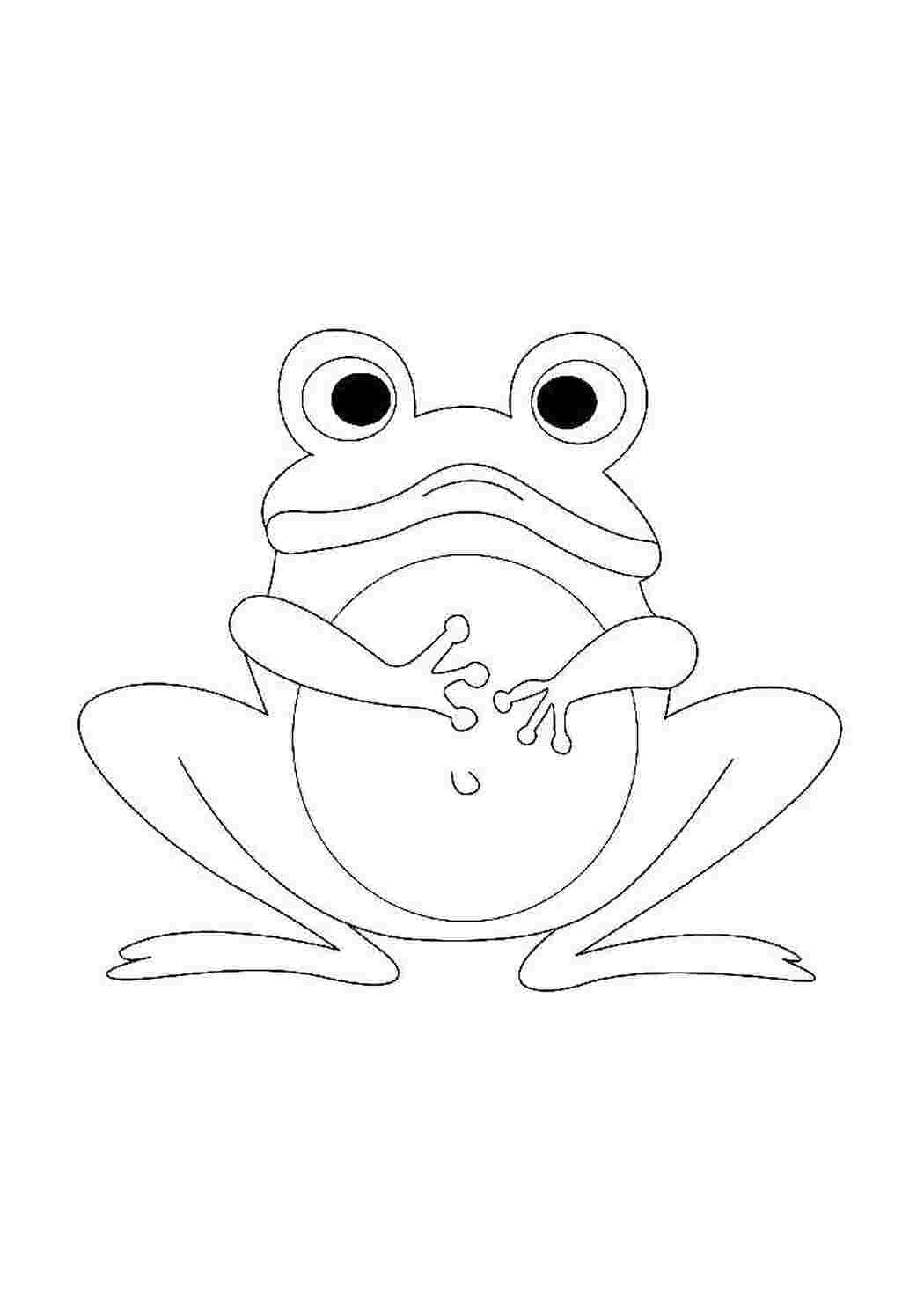 Раскраска Лягушка