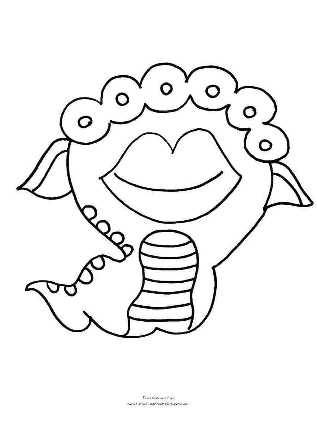 Раскраска Монстриха