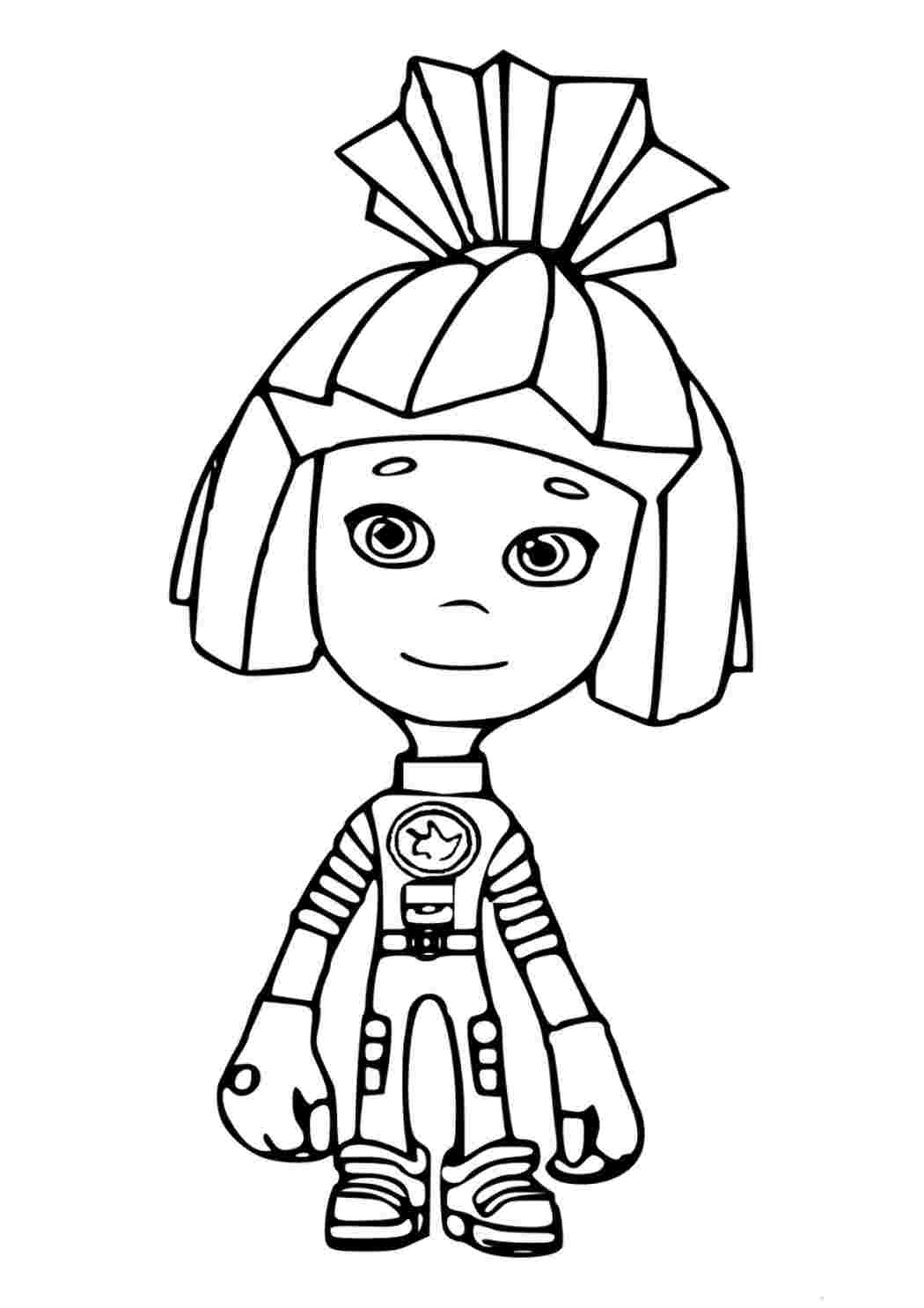 Раскраска Фиксики