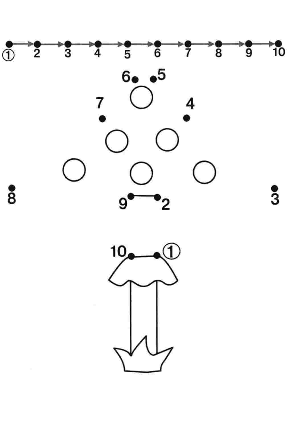 Раскраска Получи грибочек