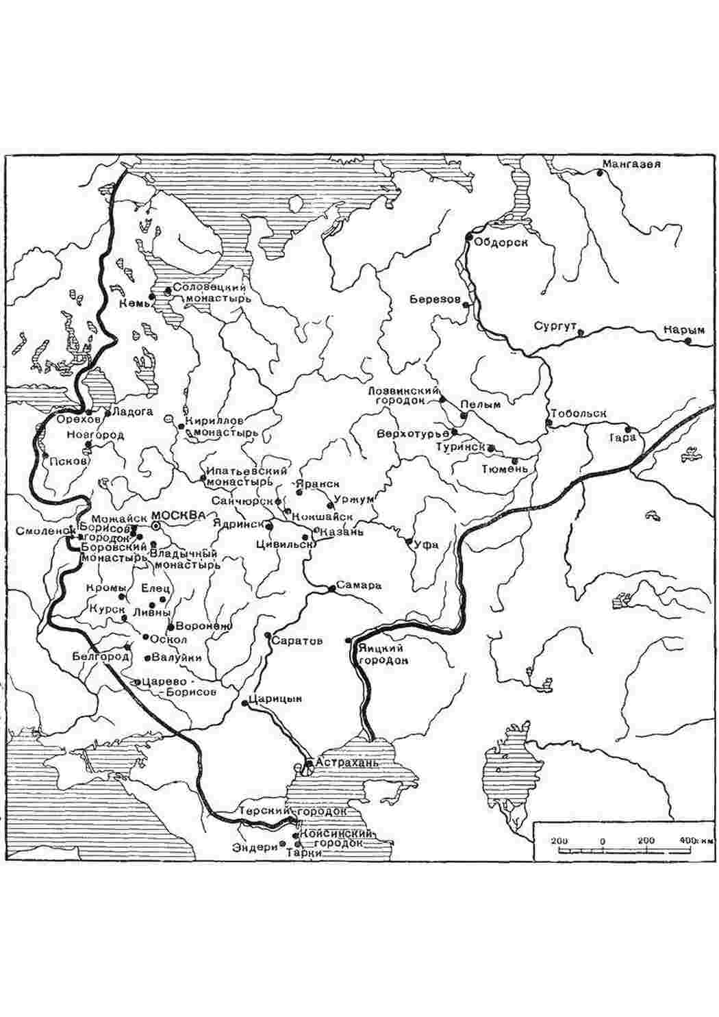 Раскраска Карта