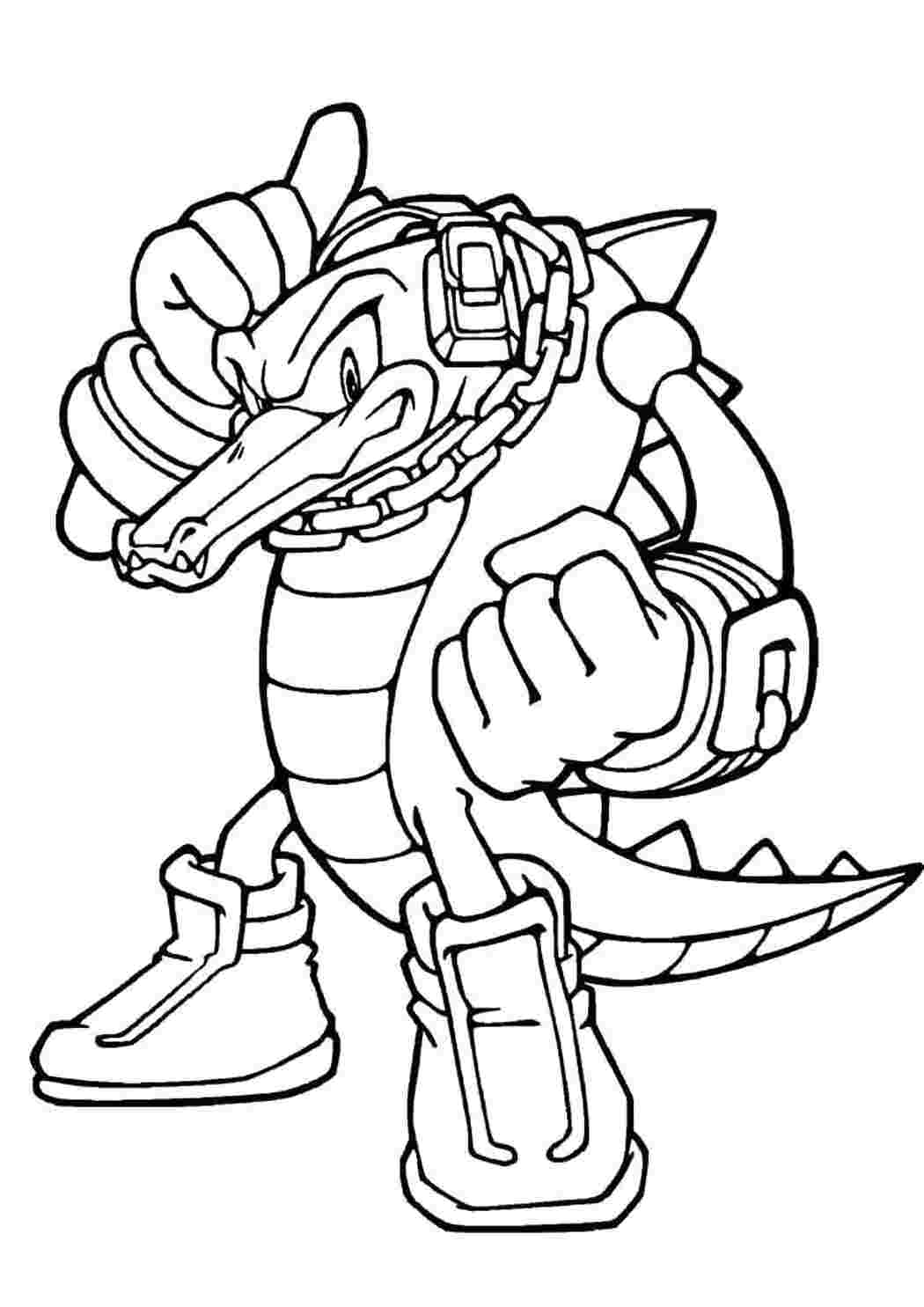 Раскраска Соник