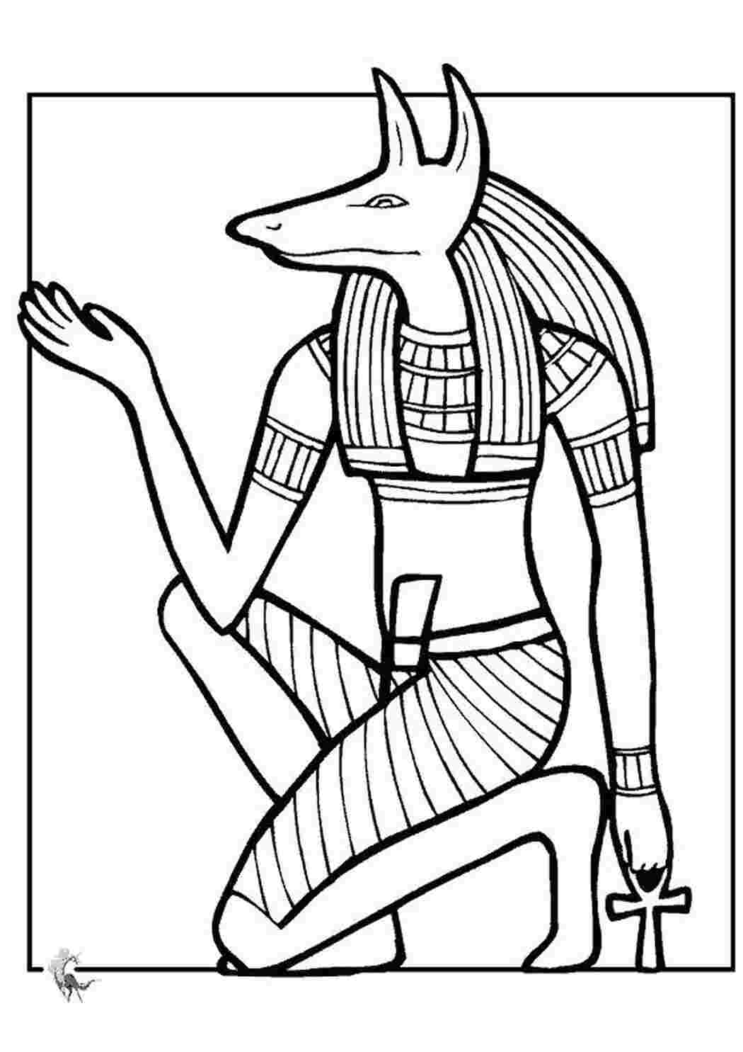 Раскраска Египет