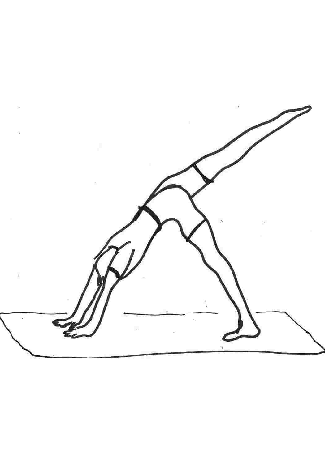 Раскраска Гибкость