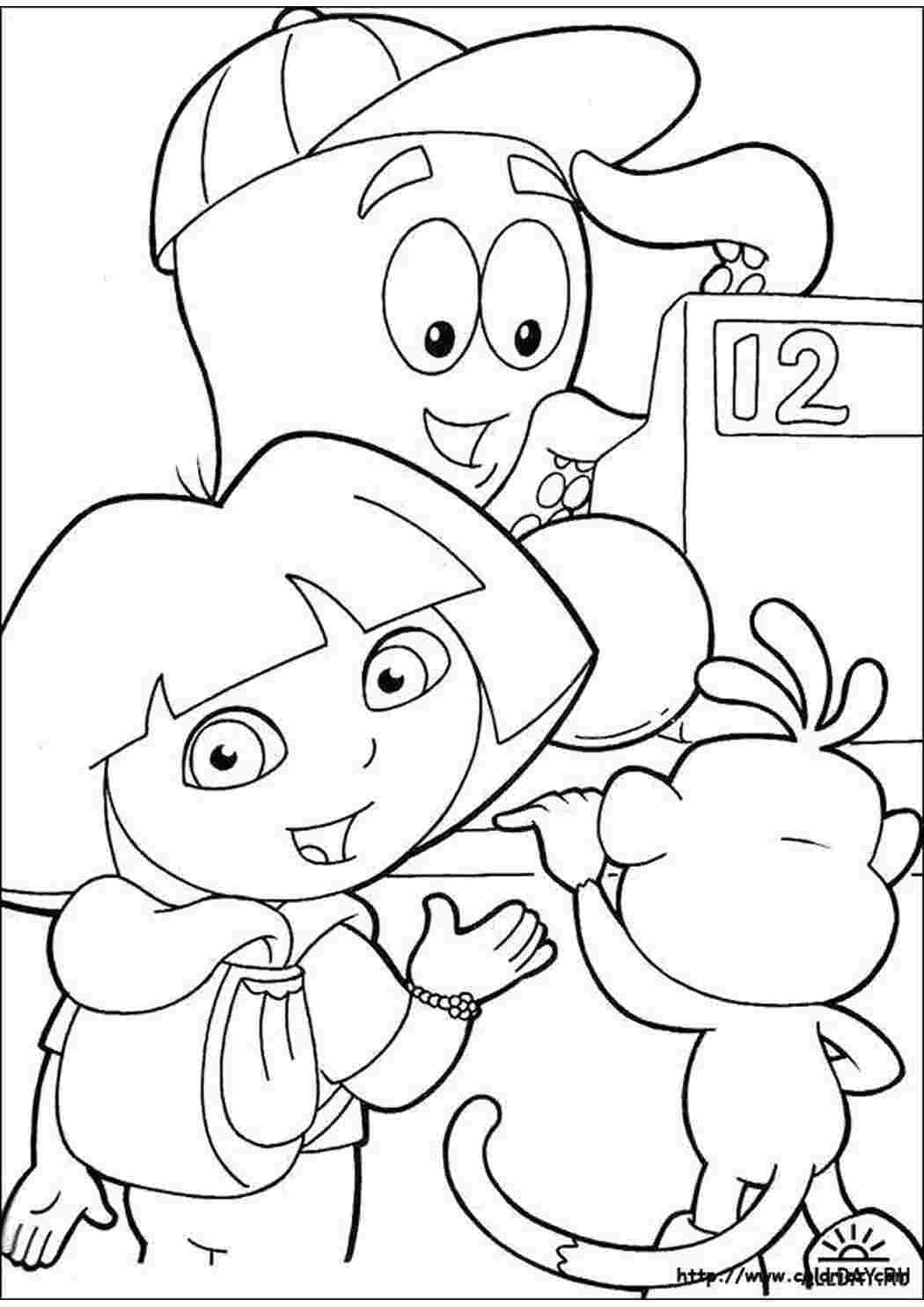 Раскраска Разукраски Даша следапыт