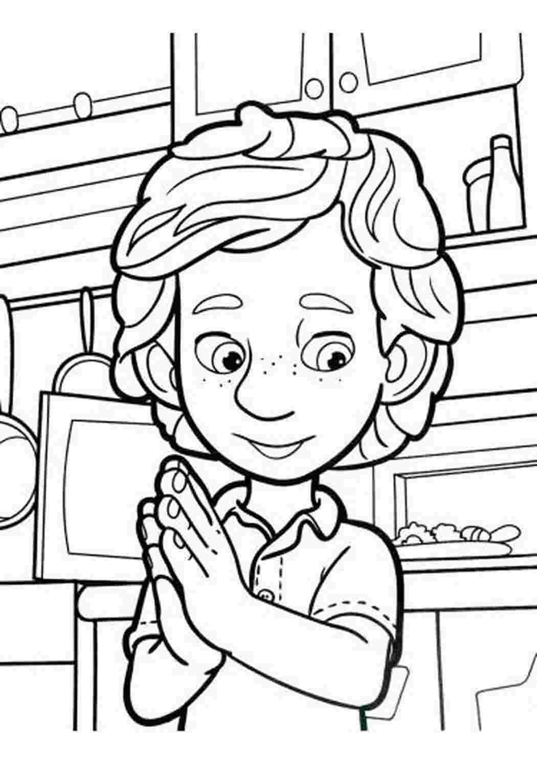 Раскраска Раскраски фиксики7