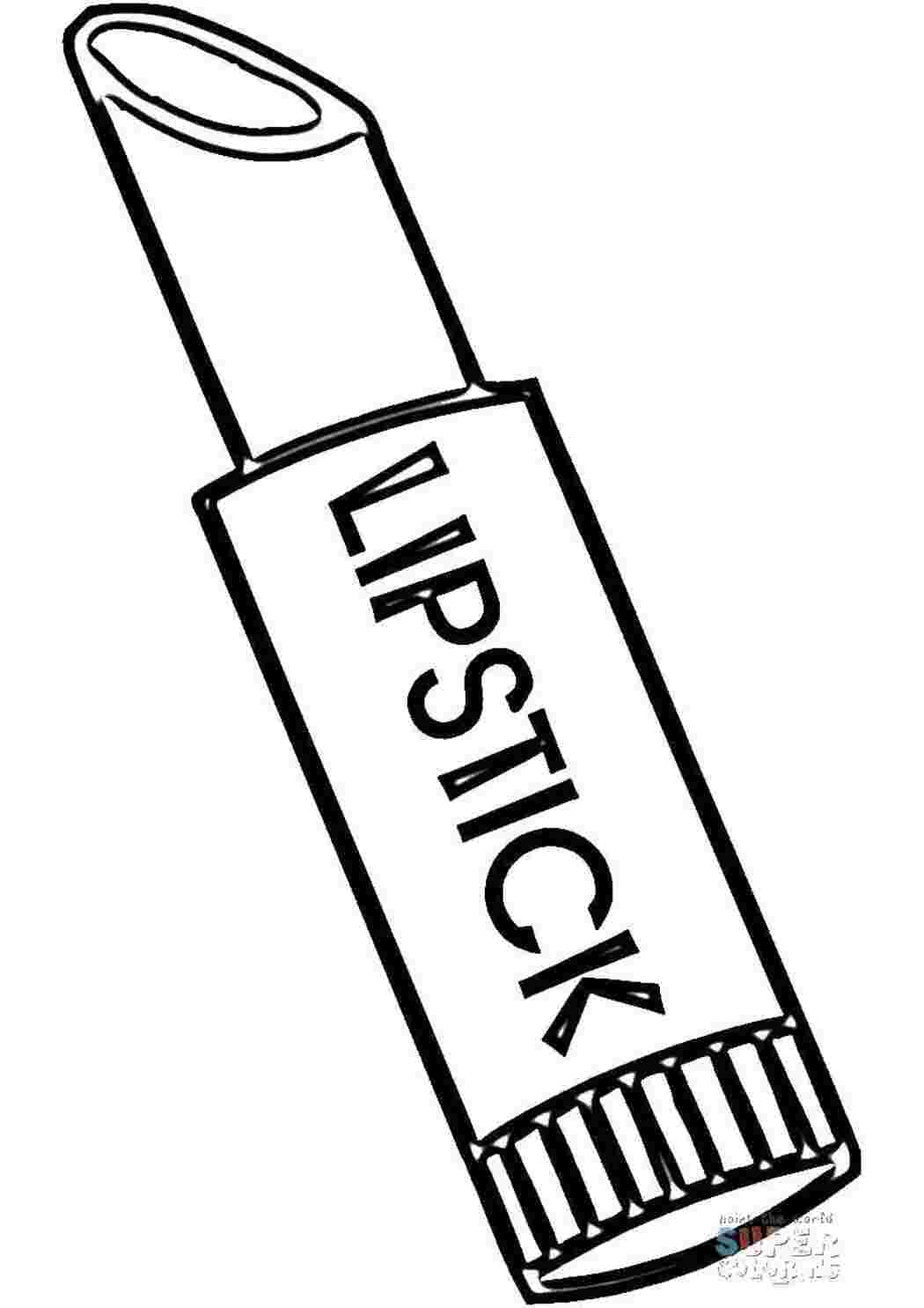 Раскраска Помада