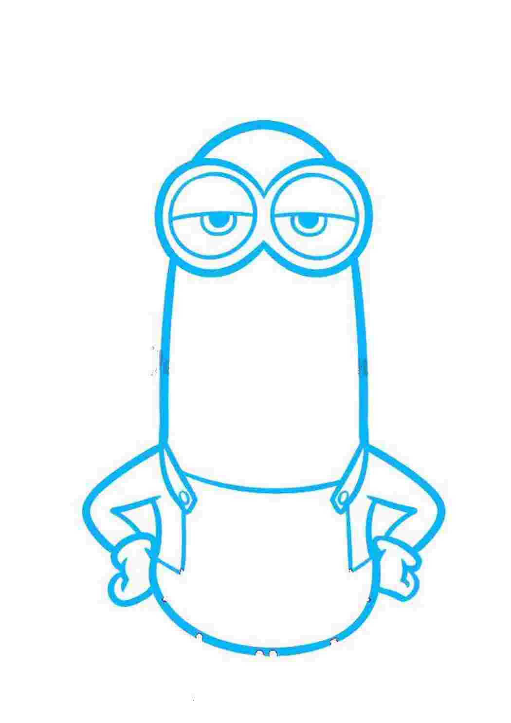 Раскраска Миньон