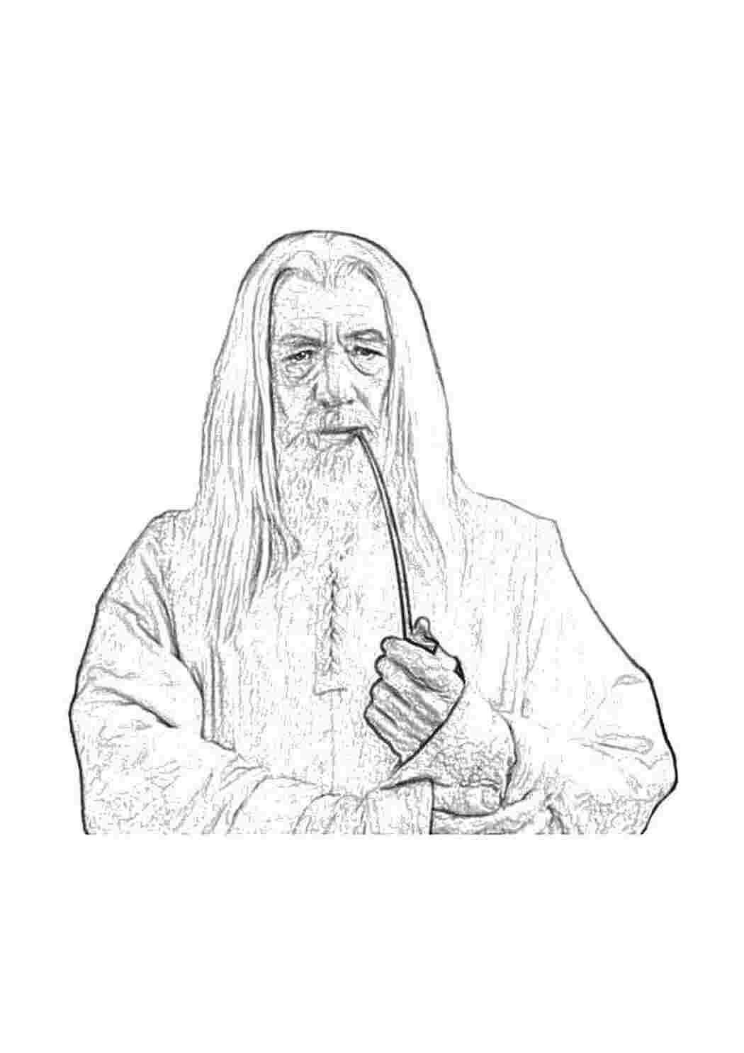 Раскраска Гендальф
