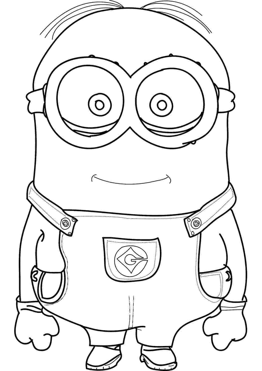 Раскраска Миньон