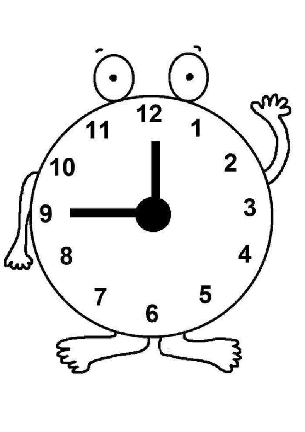 Раскраска Часы