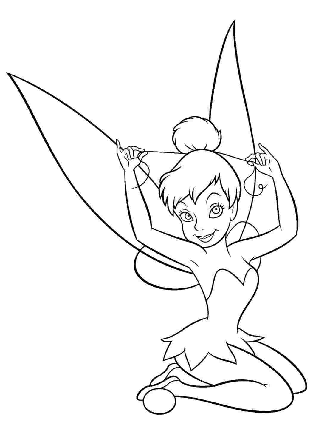 Раскраска Весёлая Динь - Динь