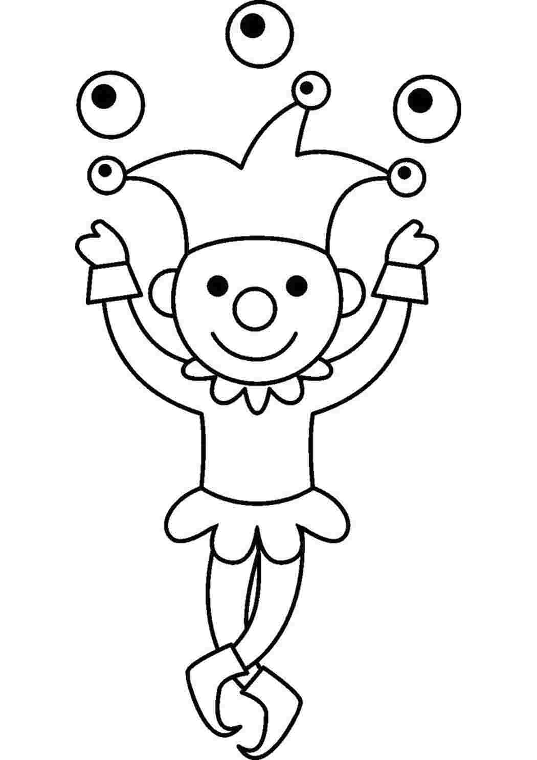 Раскраска Циркач