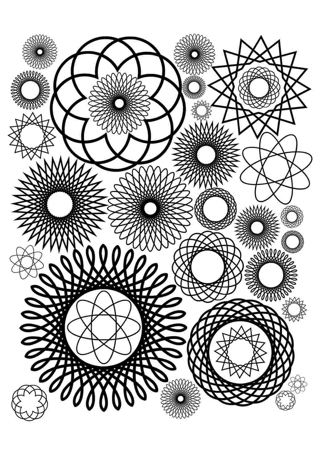 Раскраска Узоры