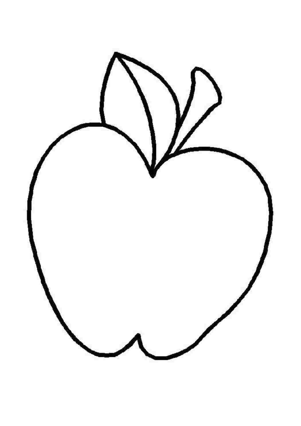 Раскраска Яблоко