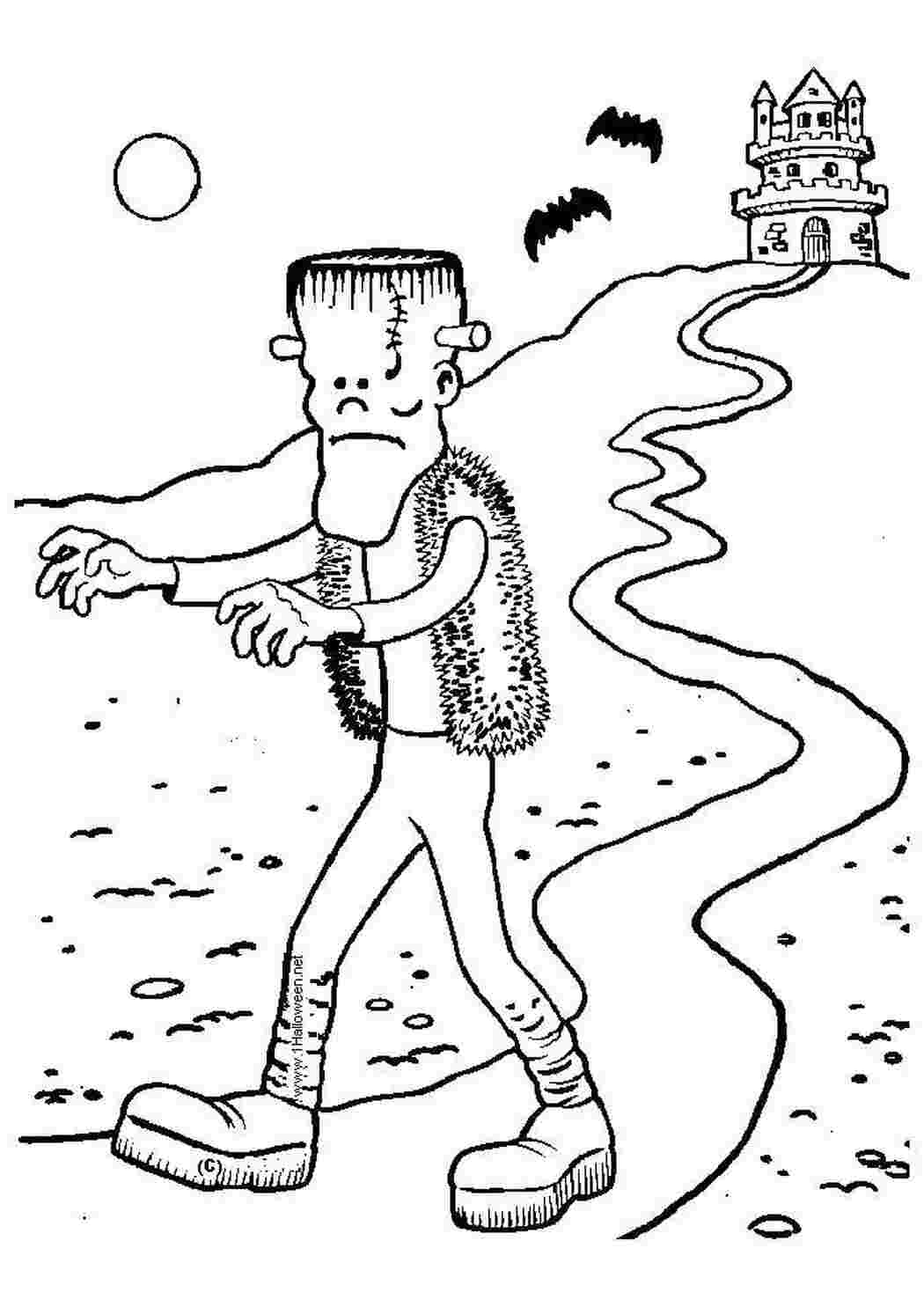 Раскраска Франкенштейн