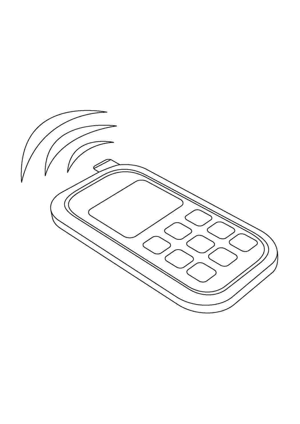 Раскраска смартфон