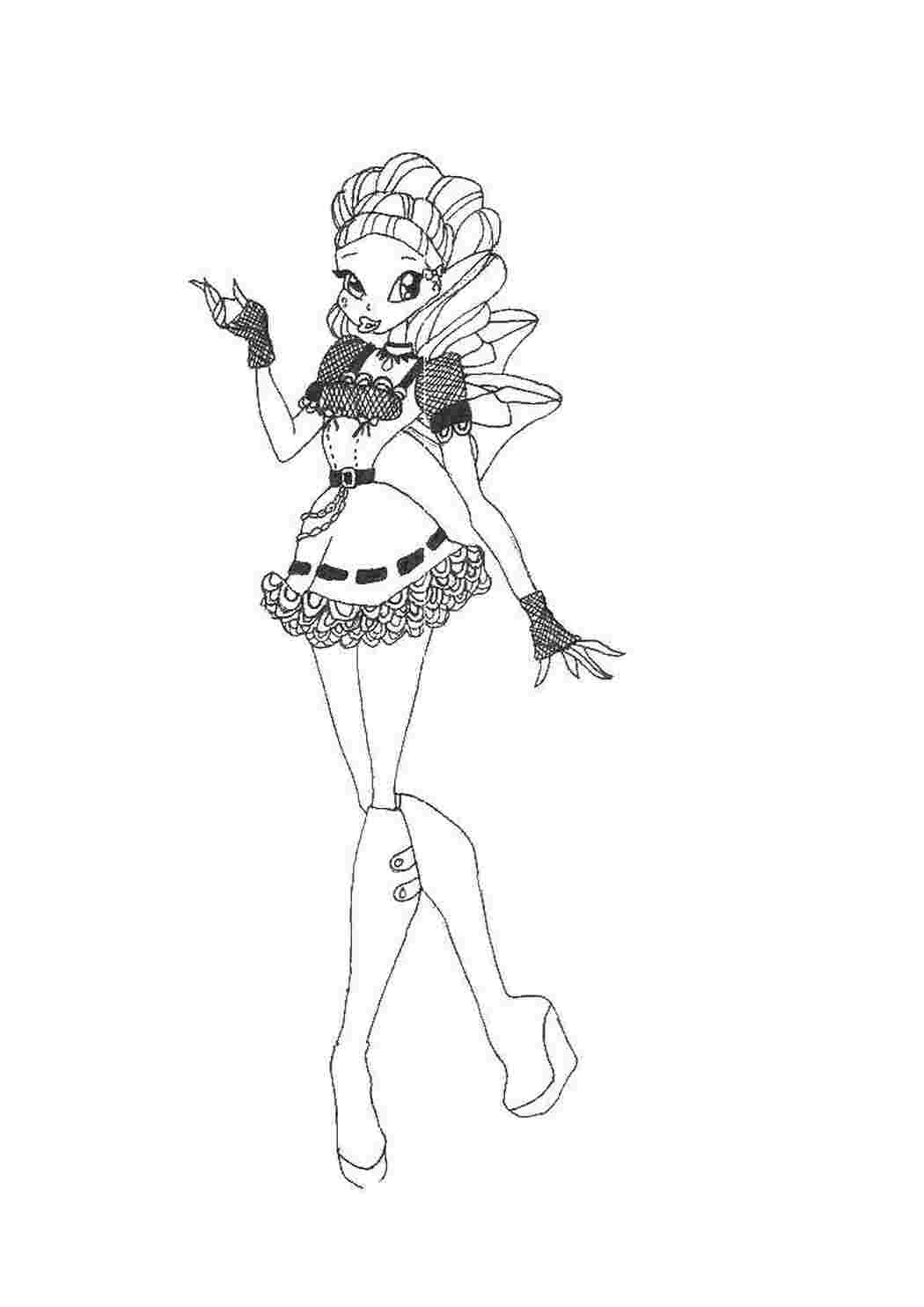 Раскраска Винкс