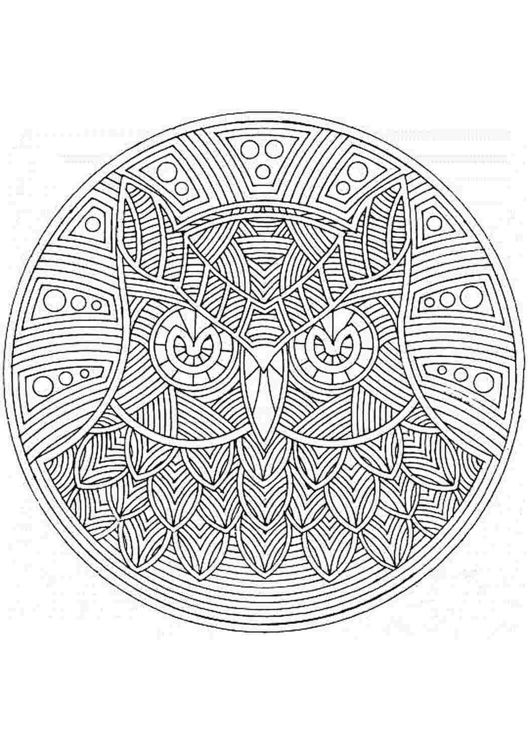Раскраска Мандалы раскраски