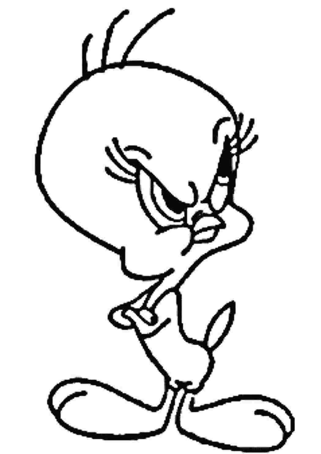 Раскраска Твитти