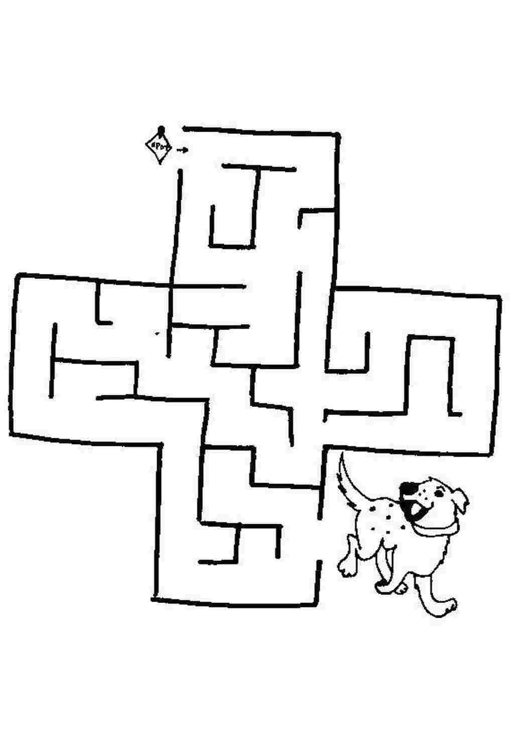 Раскраска Лабиринт