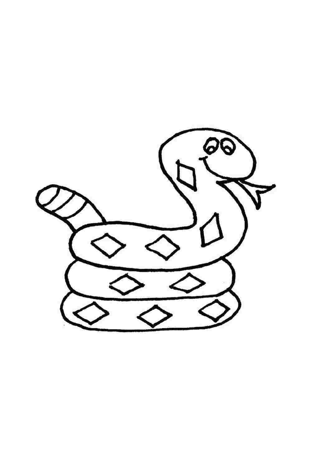 Раскраска Змея