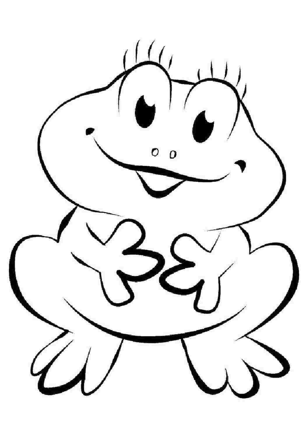 Раскраска Лягушка