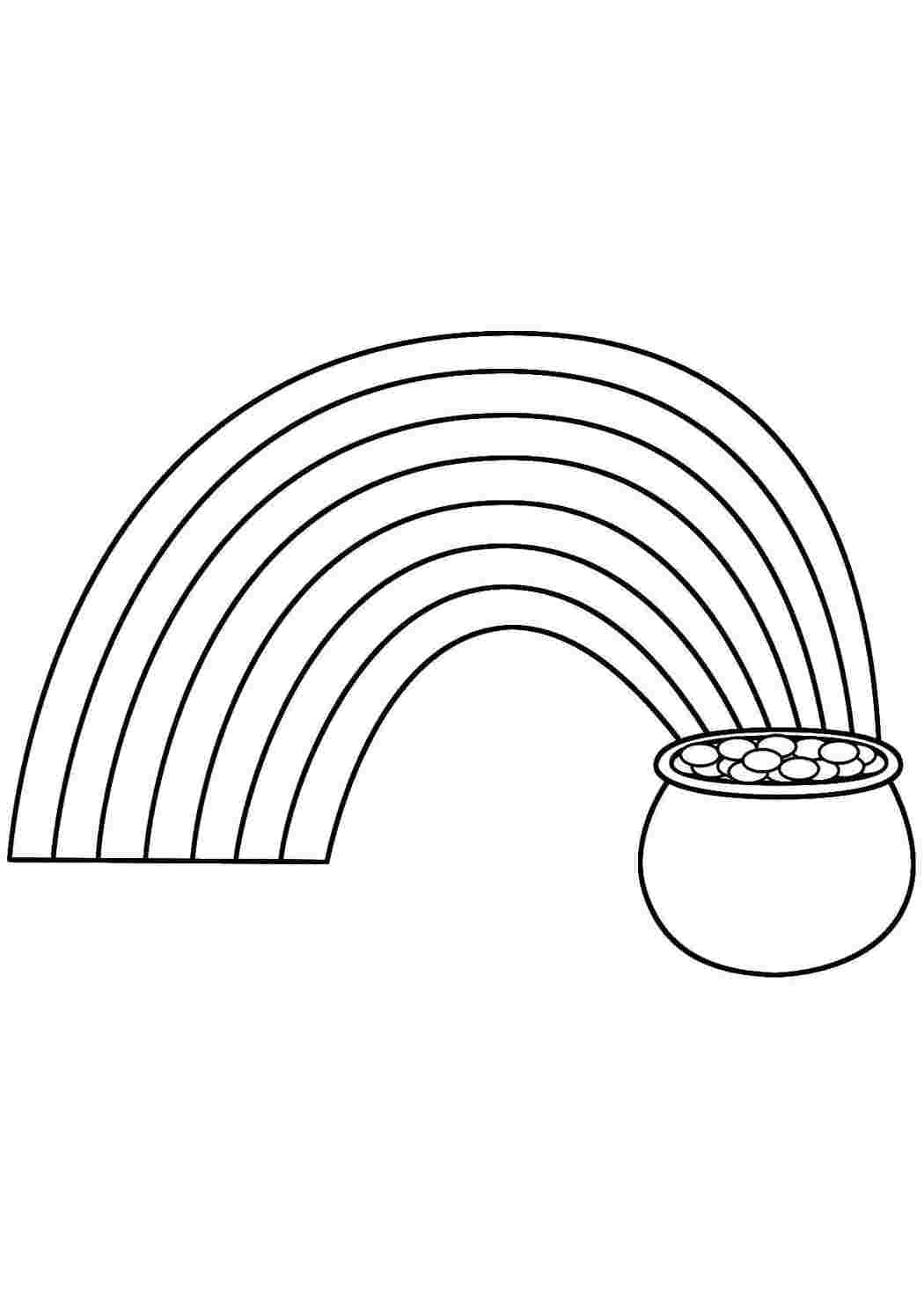Раскраска Радуга
