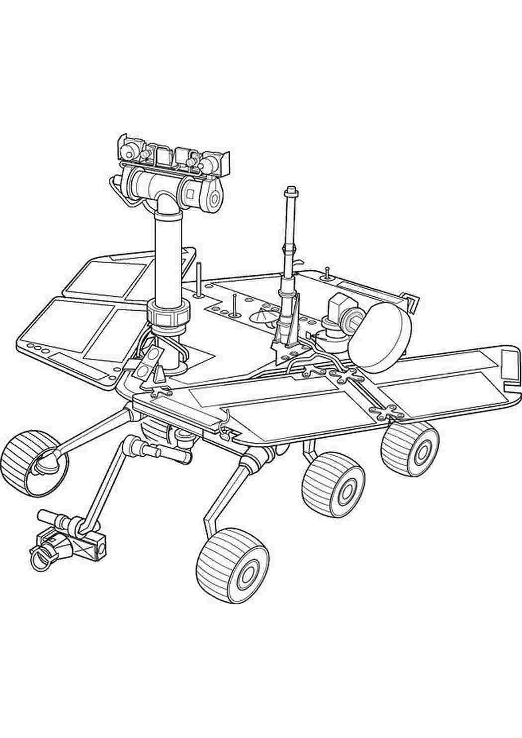 Раскраска Робот