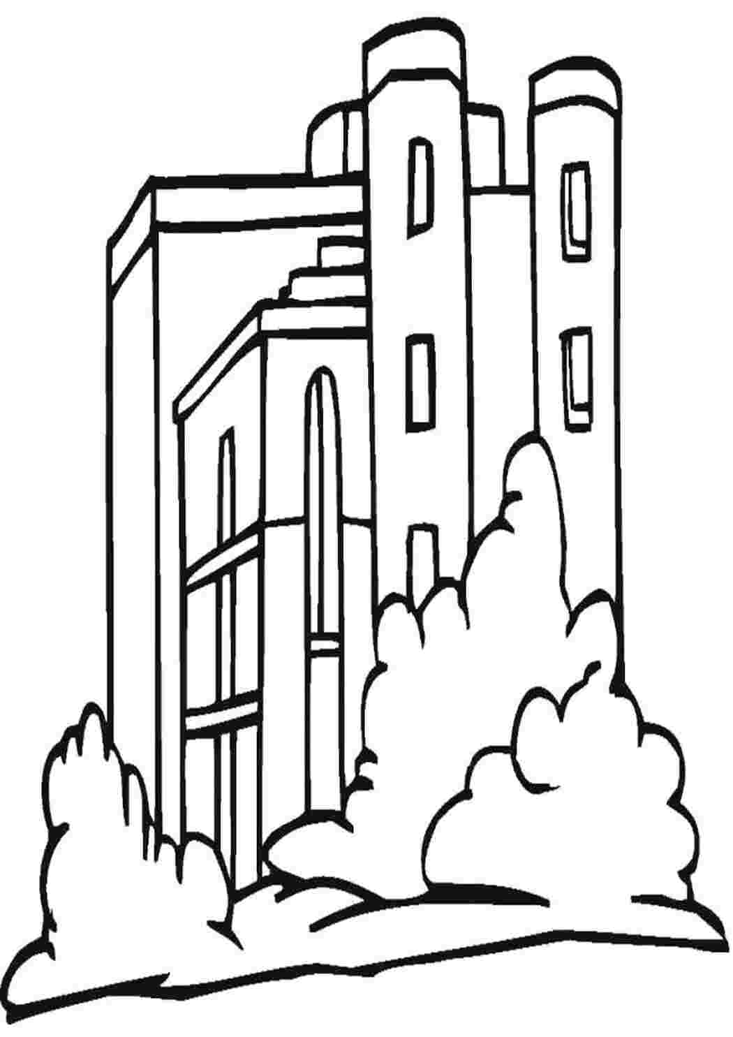 Раскраска Сказочный Домик 