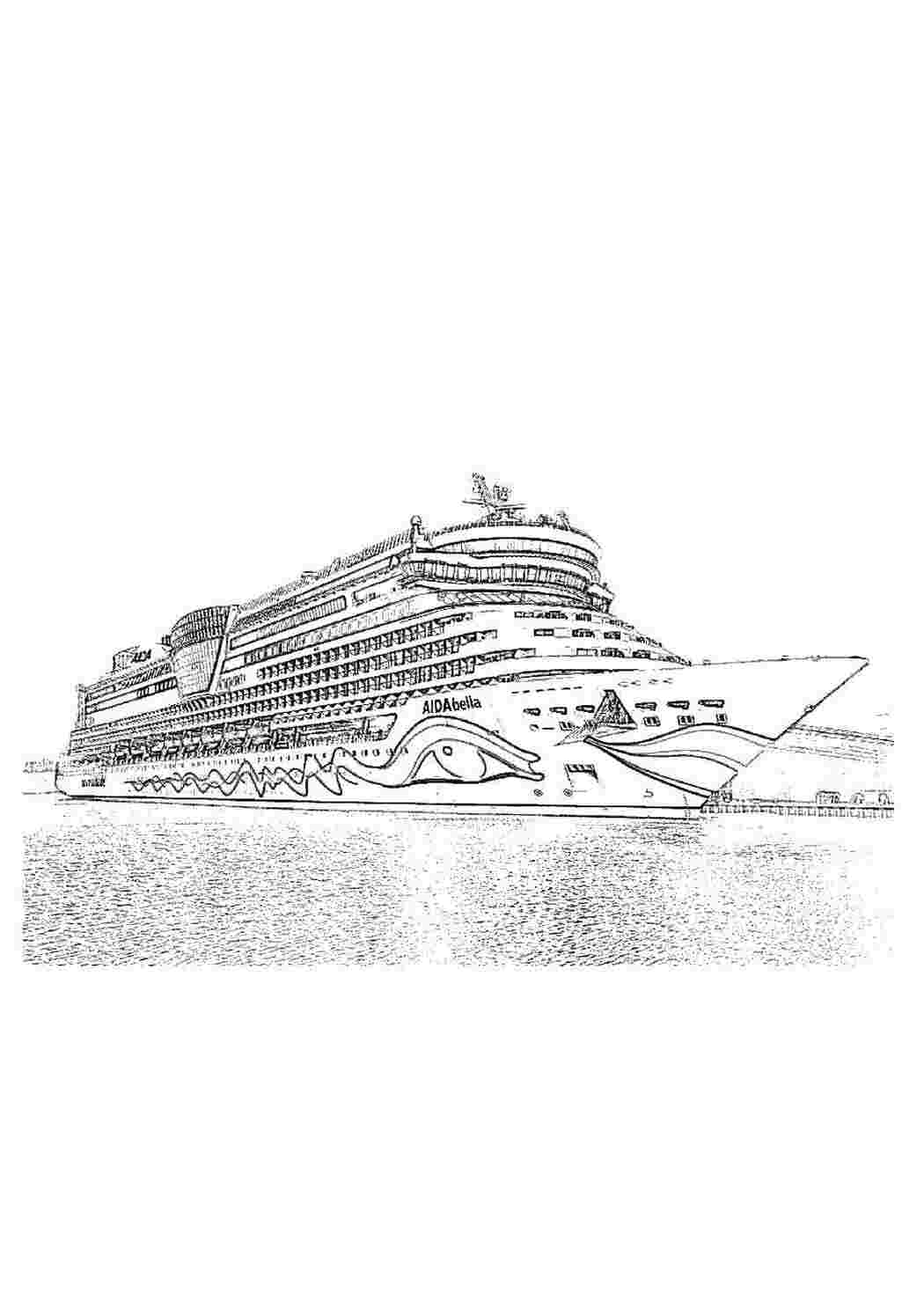 Раскраска Титаник