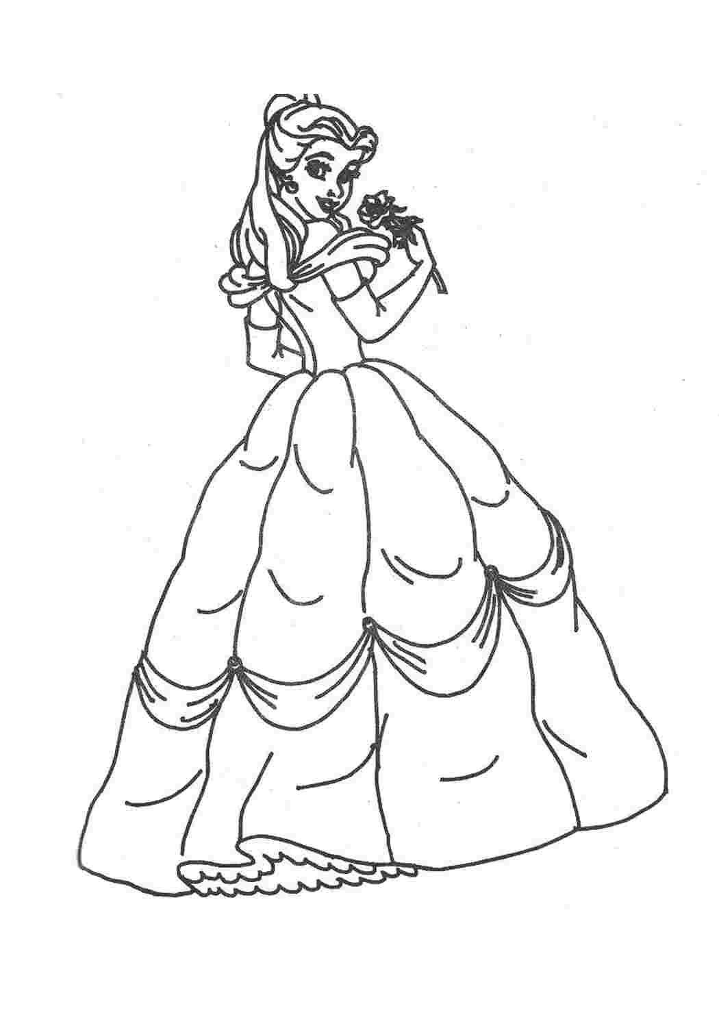 Раскраска Бэлль